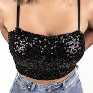 Victoria's Secret Sequined Bustier L